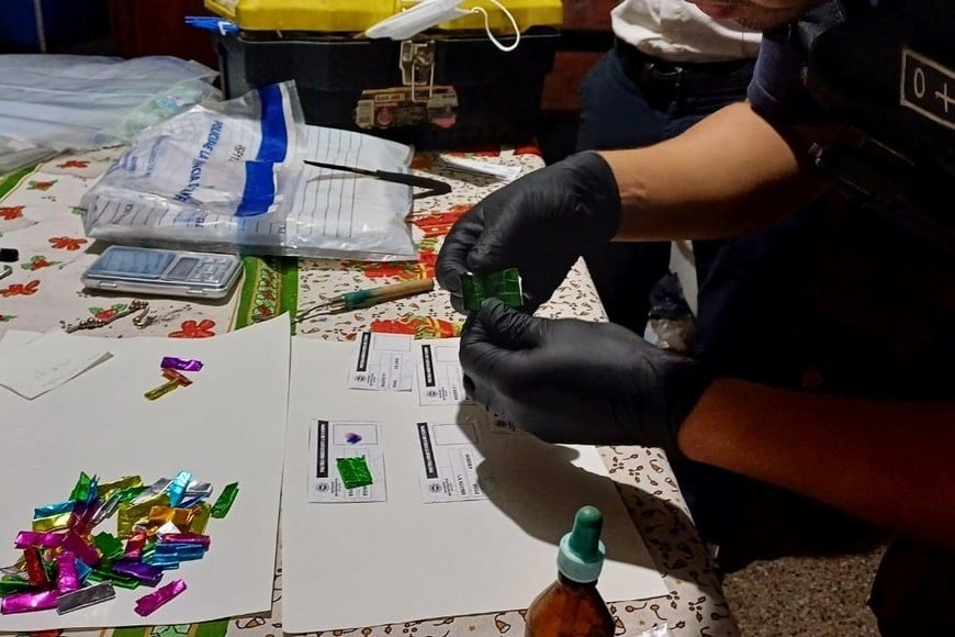 Dos mujeres detenidas por microtráfico en Santa Fe. Foto: Gentileza
