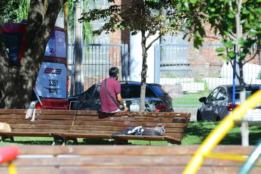 Trapito  tránsito y patrullero santa fe ciudad. Crédito: Flavio Raina.