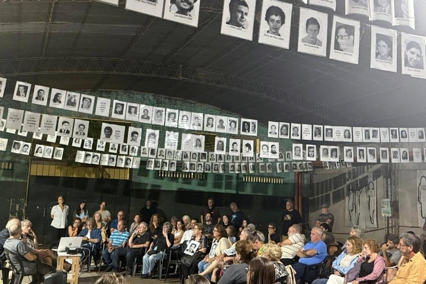 Uno de los últimos encuentros llevado a cabo en el Espacio Memoria por los miembros del Foro Contra la Impunidad y por la Justicia de Santa Fe. Gentileza.