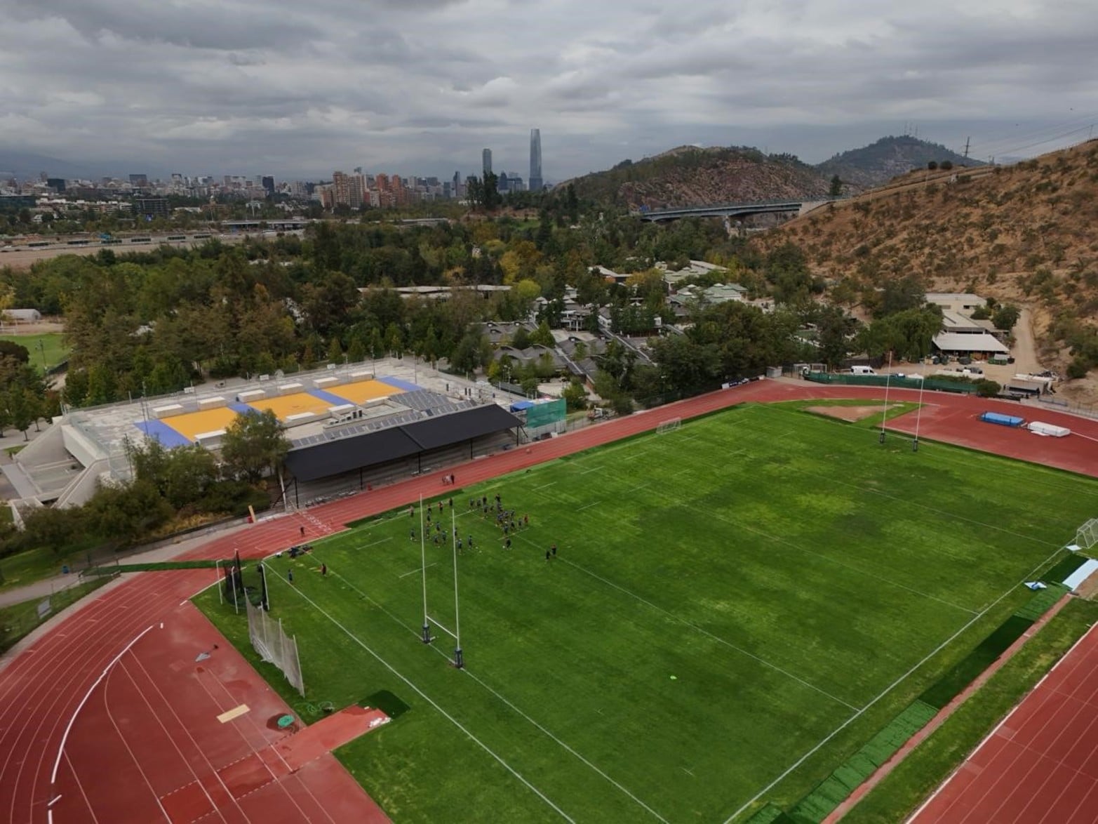 Entrenamiento de Capibaras XV en Chile previo a enfrentarse a Selknam. Foto: Fernando Nicola