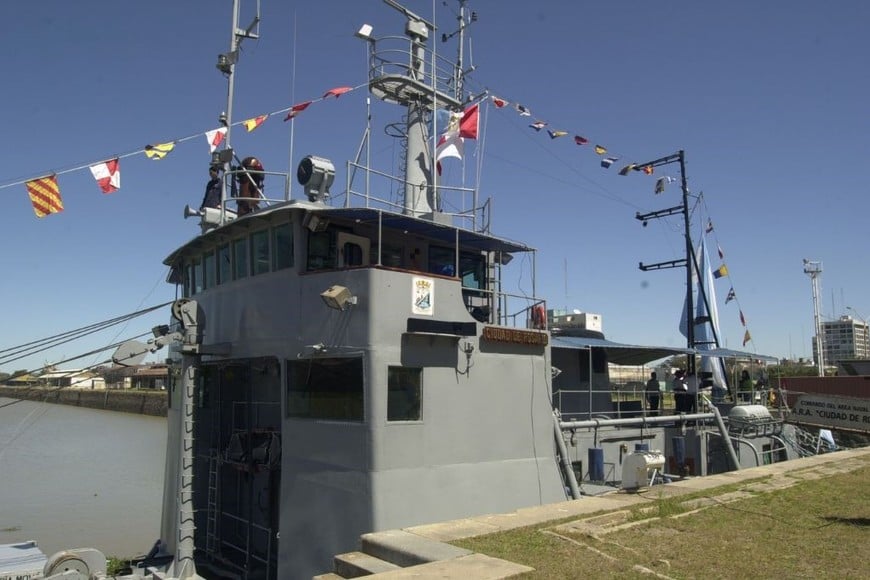 Los buques de la Armada Argentina abrirán sus puertas al público en el Puerto de Santa Fe. Foto: Archivo