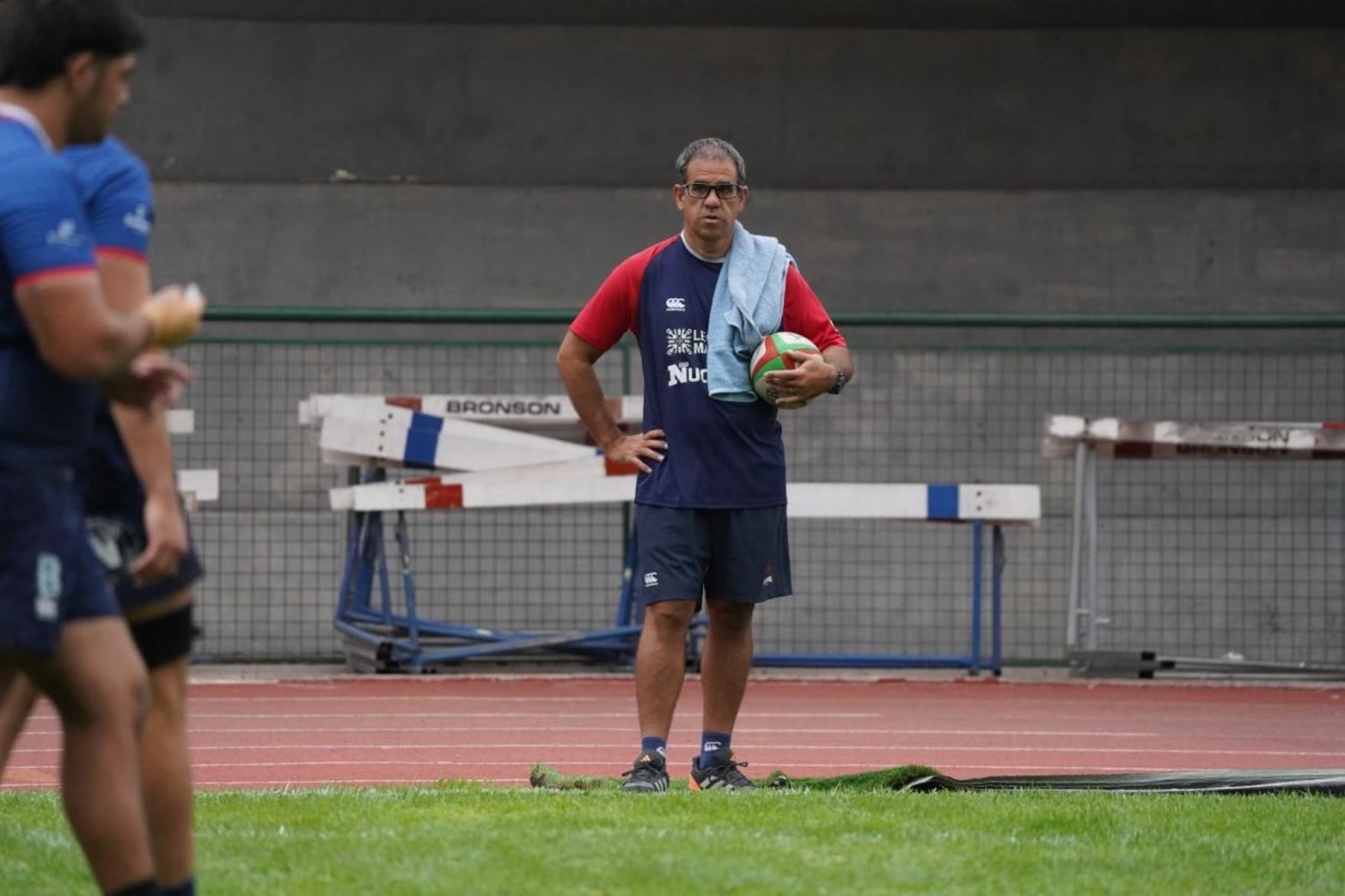 Entrenamiento de Capibaras XV en Chile previo a enfrentarse a Selknam. Foto: Fernando Nicola
