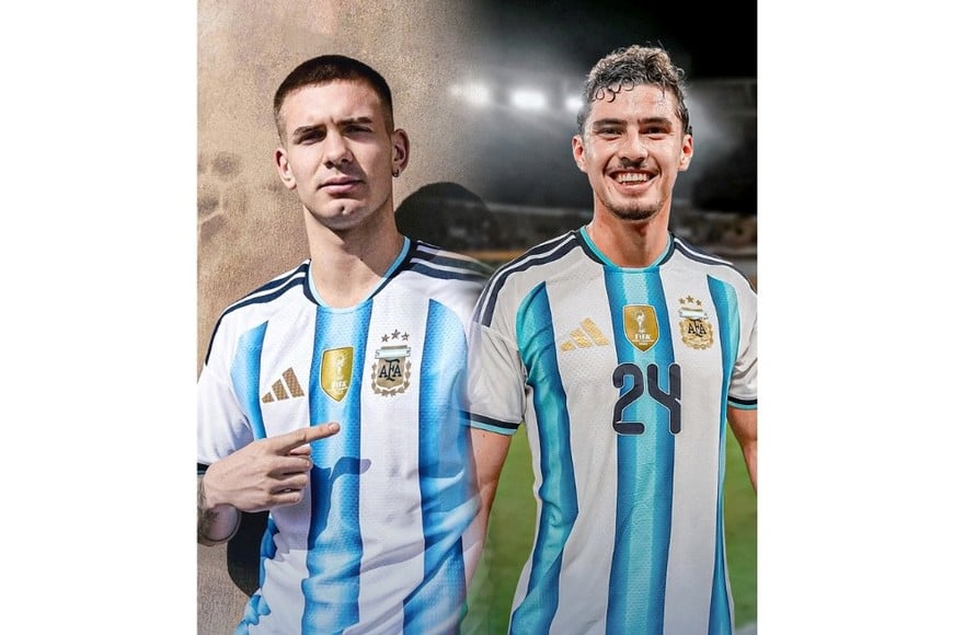 Franco Mastantuono y Joaquín Panichelli.