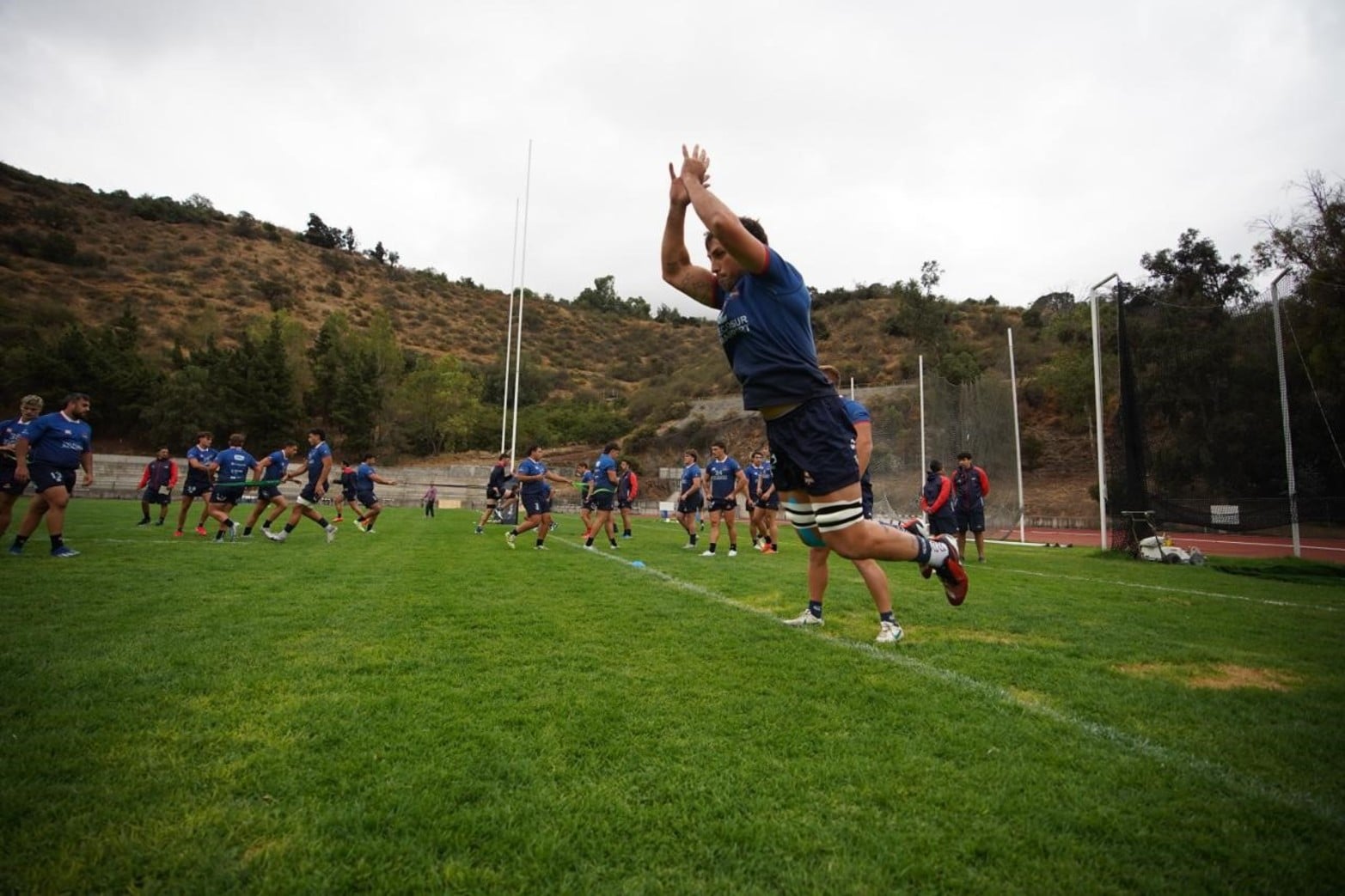Capibaras se prepara para su partido en Chile. Crédito: Fernando Nicola