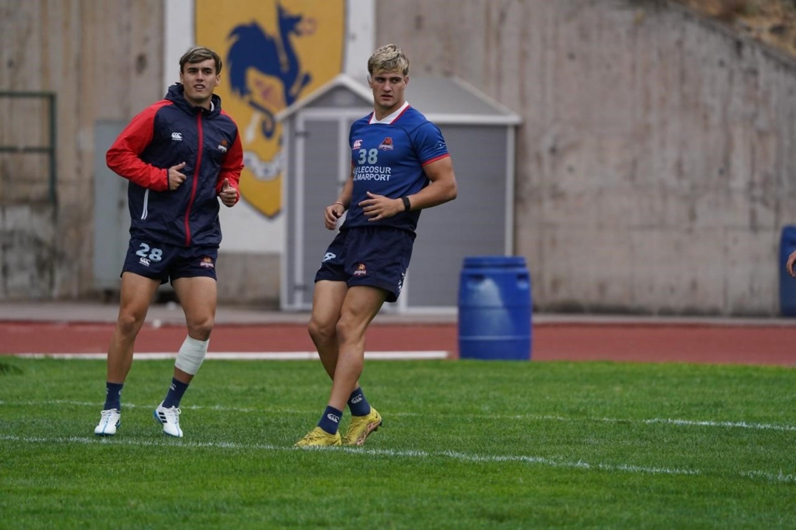 Entrenamiento de Capibaras XV en Chile previo a enfrentarse a Selknam. Foto: Fernando Nicola