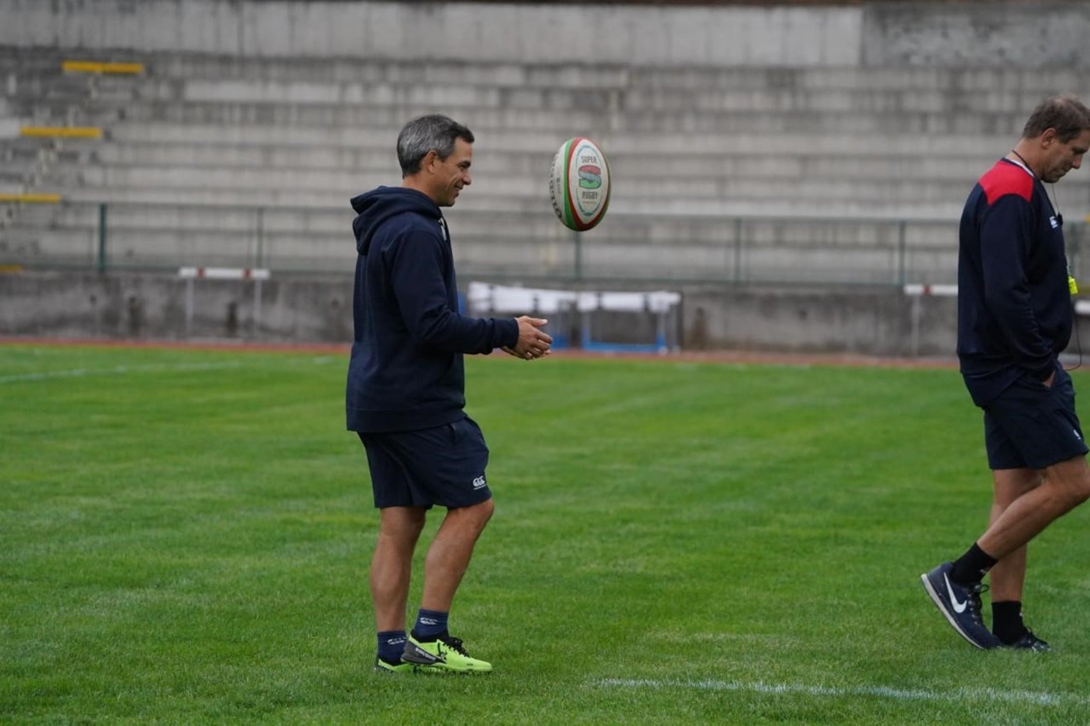 Entrenamiento de Capibaras XV en Chile previo a enfrentarse a Selknam. Foto: Fernando Nicola