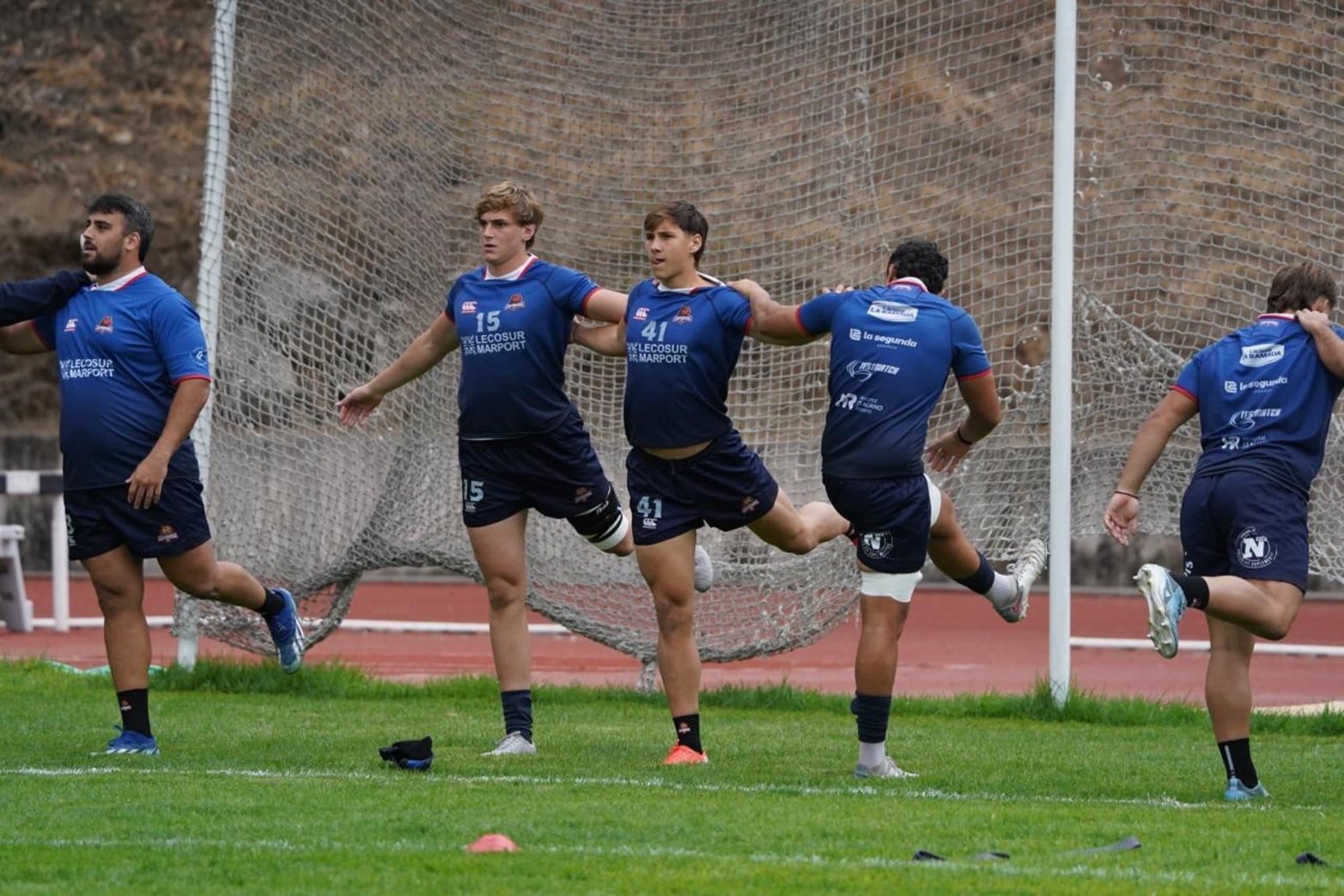 Entrenamiento de Capibaras XV en Chile previo a enfrentarse a Selknam. Foto: Fernando Nicola