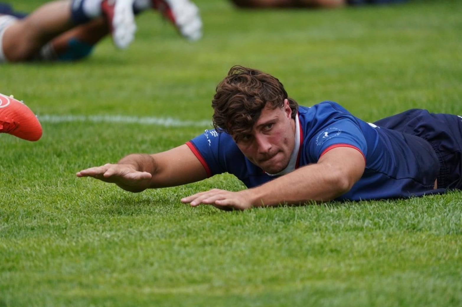 Entrenamiento de Capibaras XV en Chile previo a enfrentarse a Selknam. Foto: Fernando Nicola