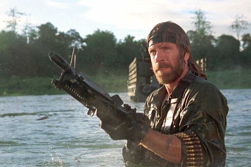 Perdido en acción, uno de los films que lo llevó al estrellato.