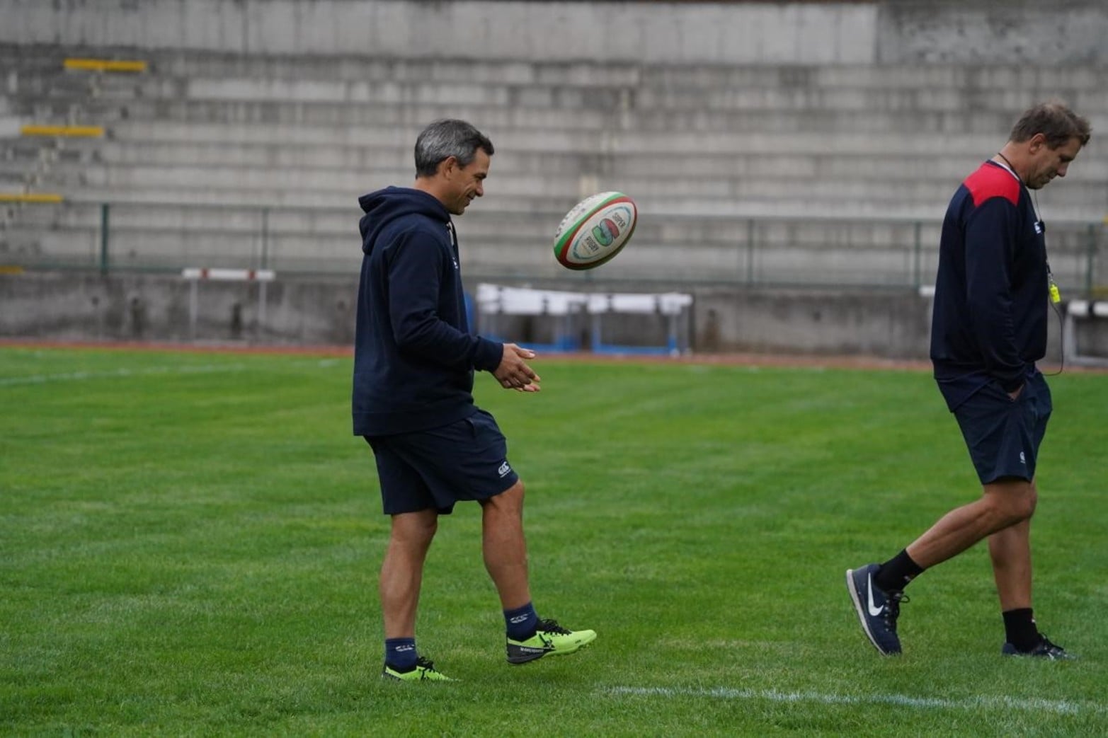 Entrenamiento de Capibaras XV en Chile previo a enfrentarse a Selknam. Foto: Fernando Nicola