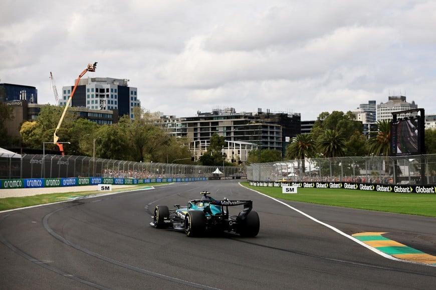 Formula One F1 - Australian Grand Prix - Albert Park Grand Prix Circuit, Melbourne, Australia - March 7, 2026
Aston Martin's Fernando Alonso in action during the third practice session REUTERS/Mark Peterson
