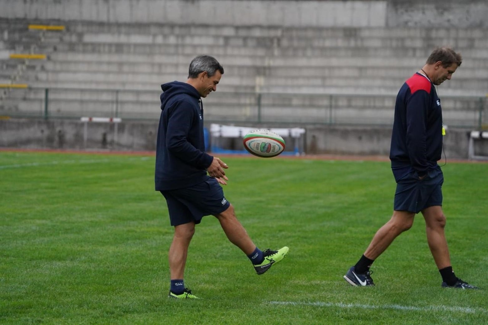 Entrenamiento de Capibaras XV en Chile previo a enfrentarse a Selknam. Foto: Fernando Nicola