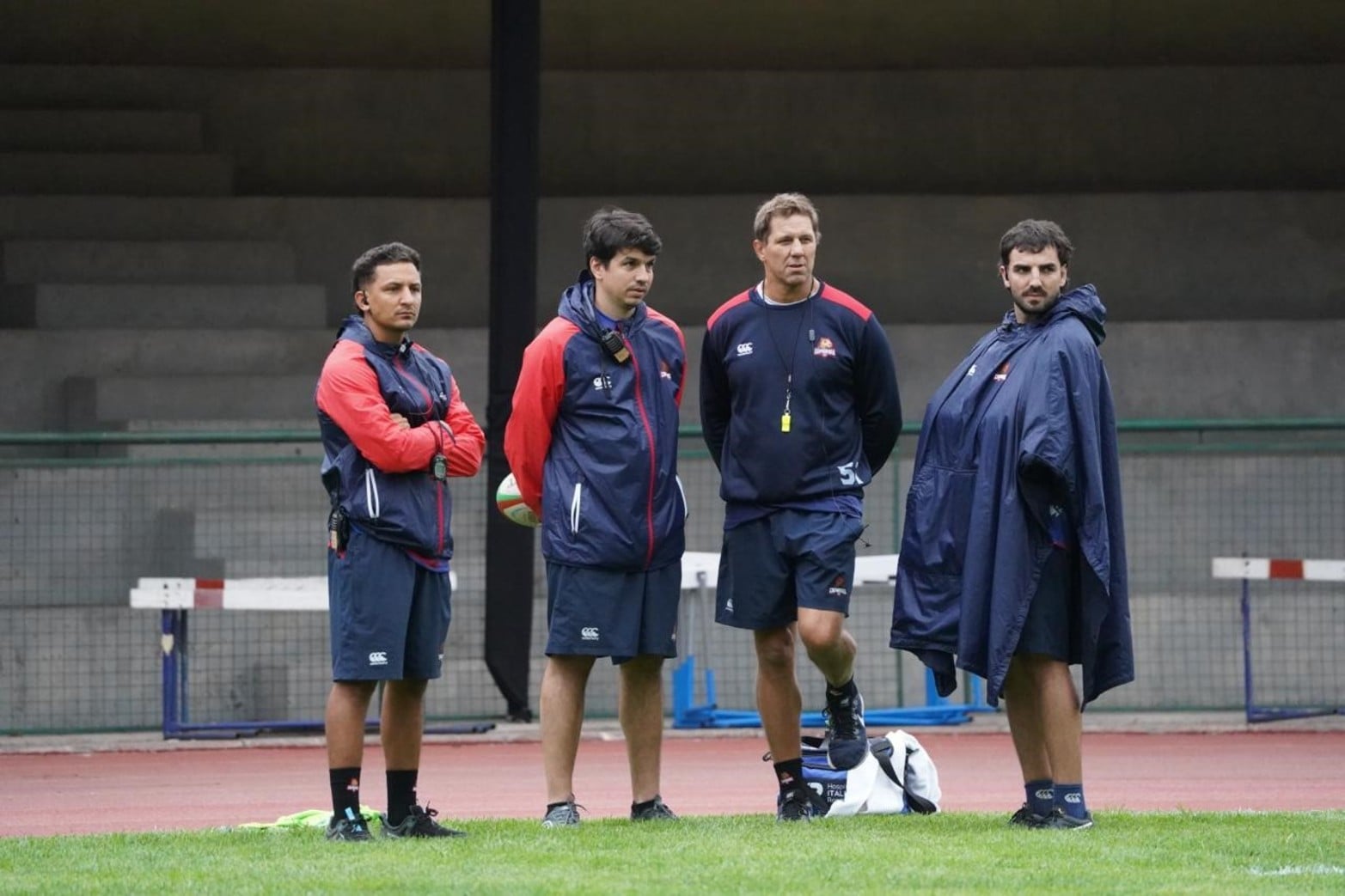 Entrenamiento de Capibaras XV en Chile previo a enfrentarse a Selknam. Foto: Fernando Nicola