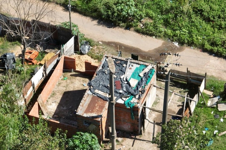Una de las viviendas levantadas en el sector del distrito costero. Fernando Nicola.