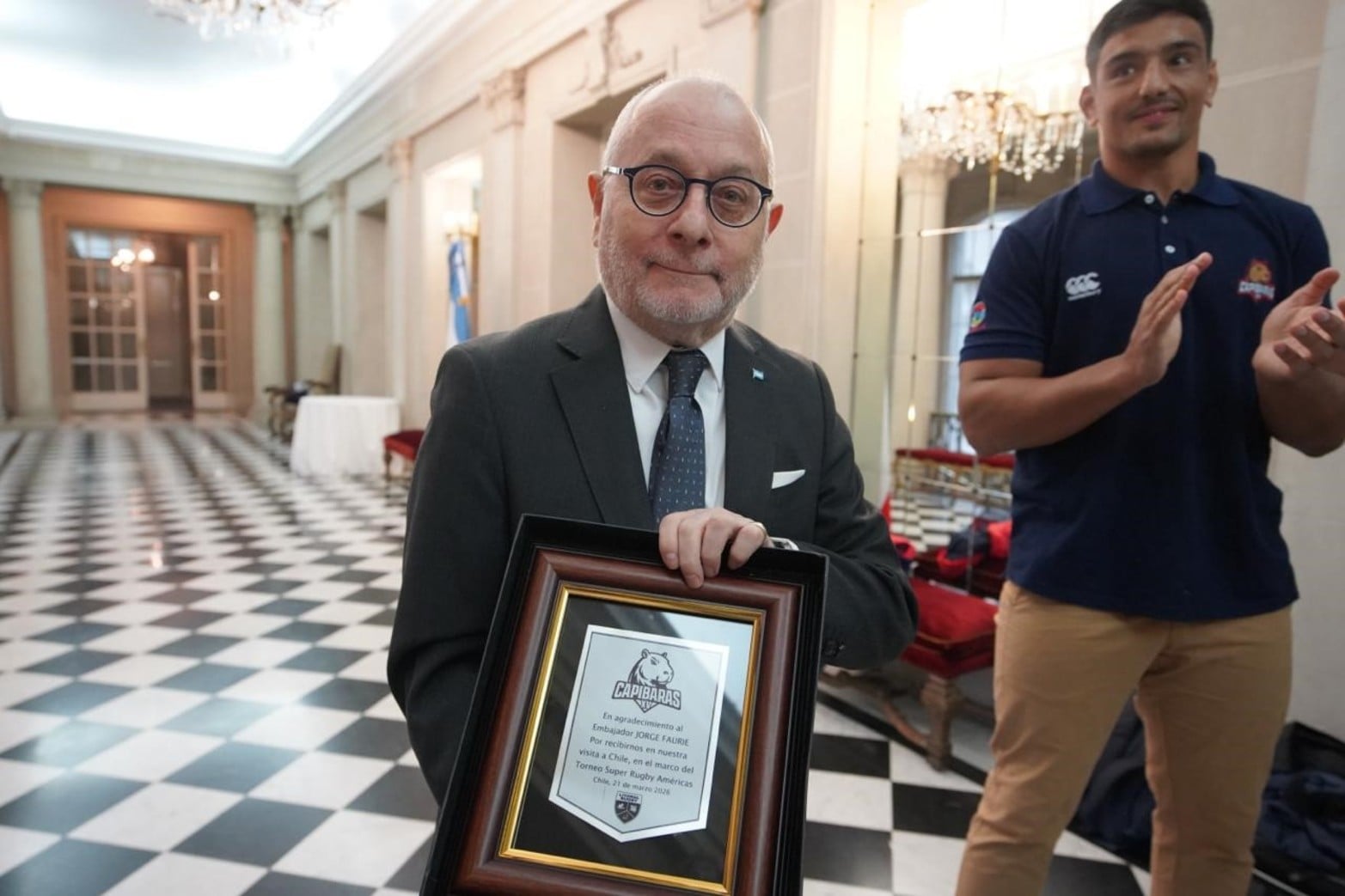 Capibaras con Faurié. 