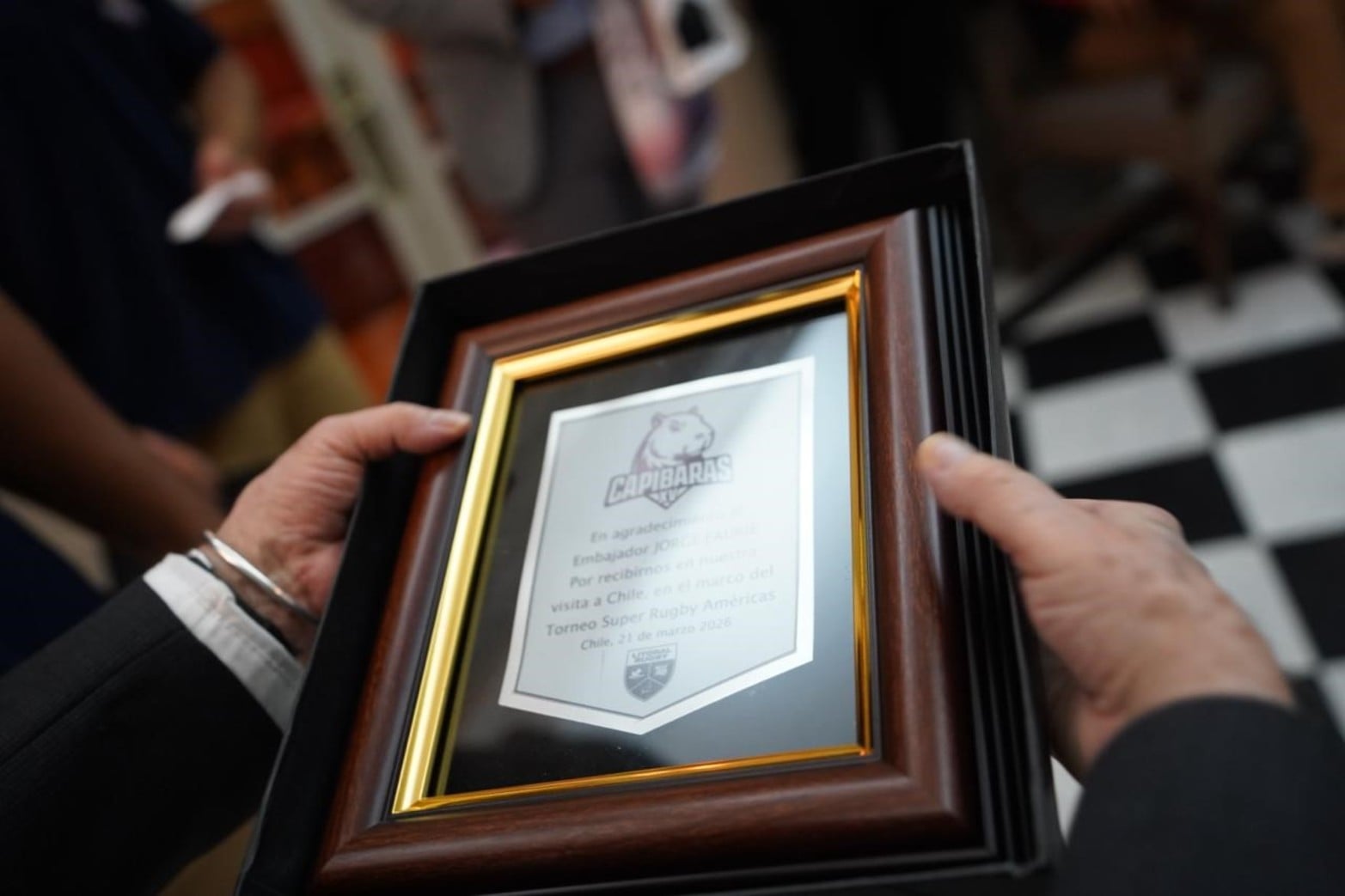 Capibaras con Faurié. 