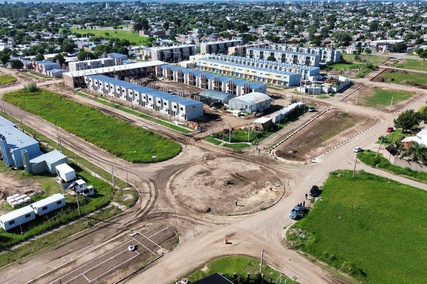 La Villa Deportiva en una vista aérea.