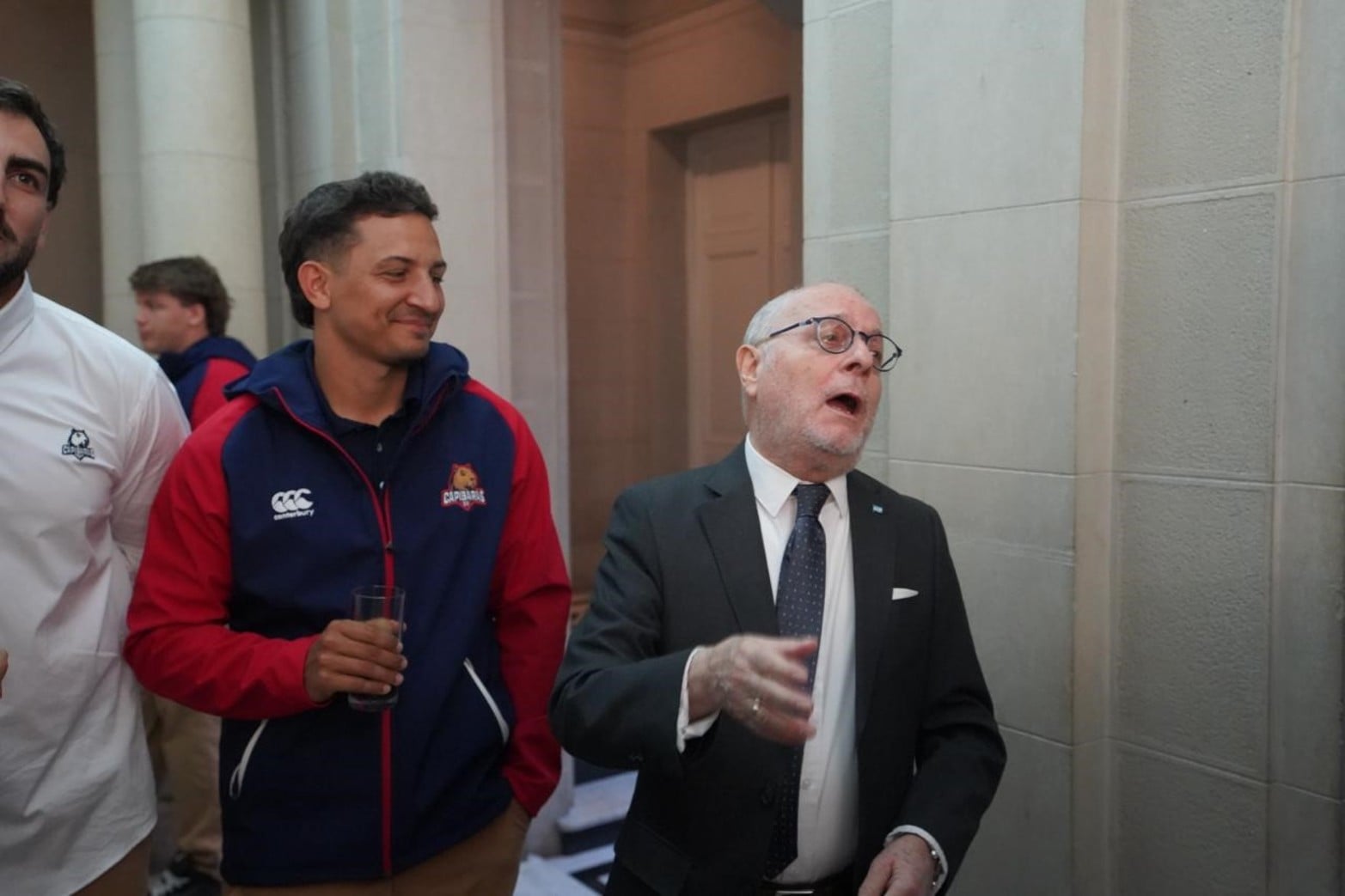 Capibaras con Faurié. 