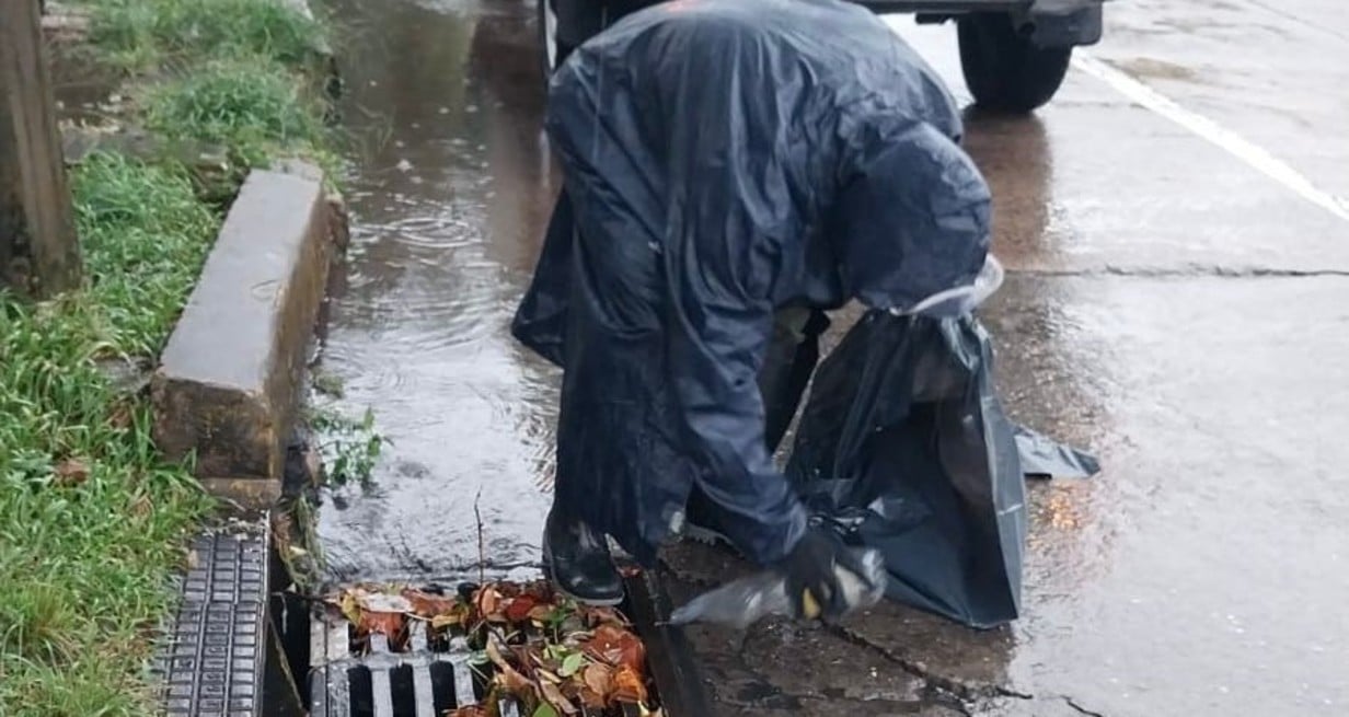Alrededor de 150 reclamos en dos días recibió el 0800 del municipio a raíz de las consecuencias de la tormenta. Foto: Gentileza