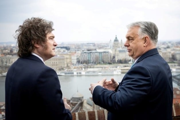 Javier Milei se reunió con Viktor Orbán en Hungría