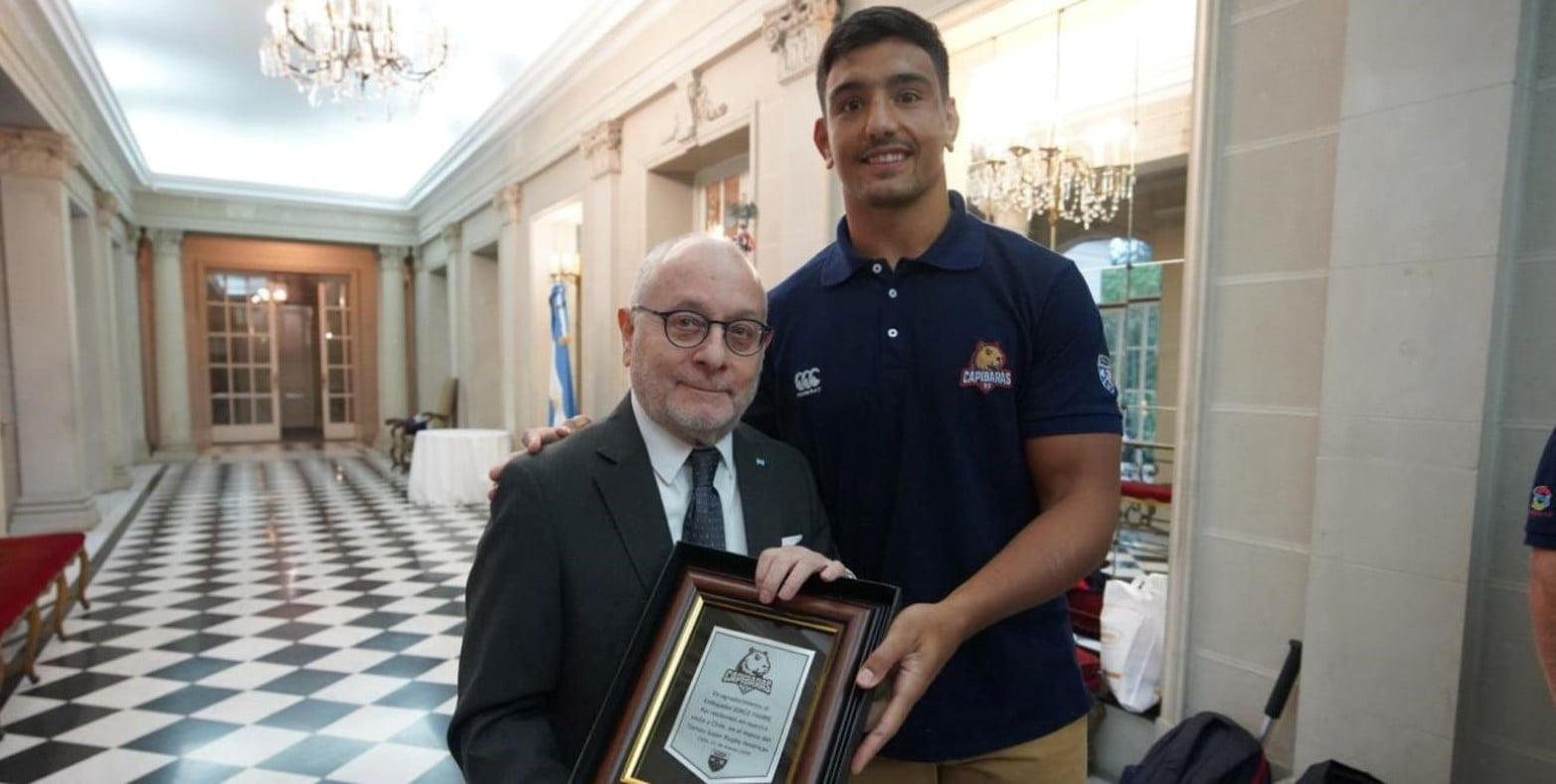 Capibaras con Faurié. 