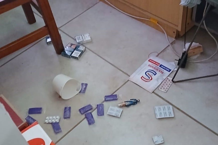 Negocio desvalijado en San José del Rincón. Foto: Gentileza