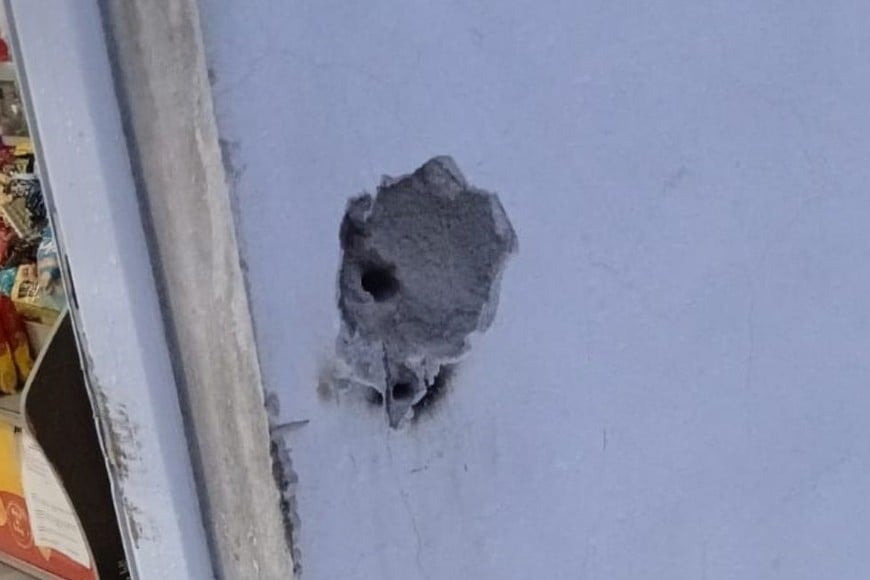 Negocio desvalijado en San José del Rincón. Foto: Gentileza