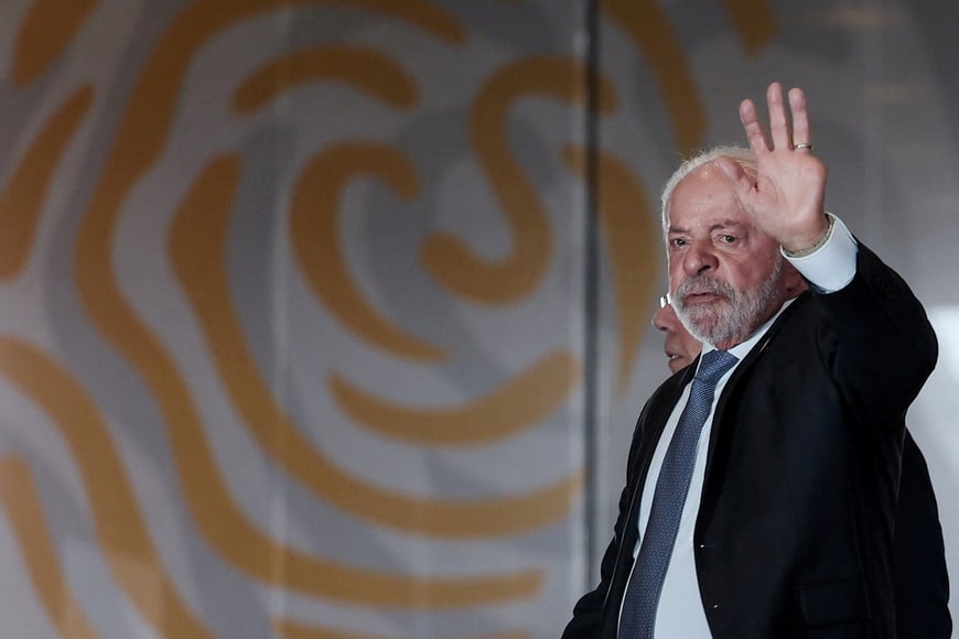 Brazil's President Luiz Inacio Lula da Silva arrives for the 10th Summit of the Community of Latin American and Caribbean States (CELAC) in Bogota, Colombia, March 21, 2026. REUTERS/Luisa Gonzalez