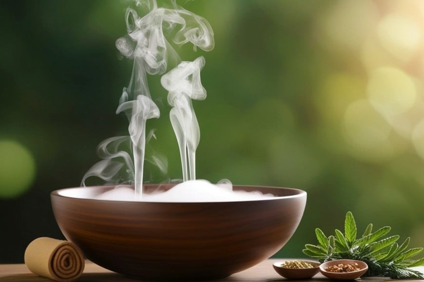 El sahumado con salvia se realiza desde tiempos ancestrales.