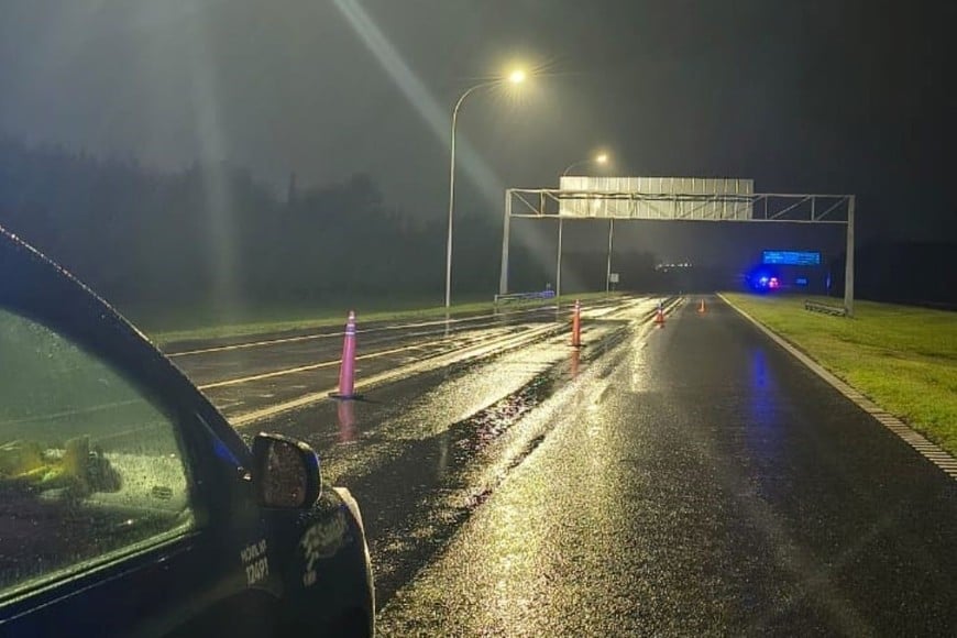 vuelco camión Maciel