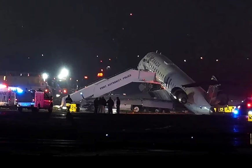 El aeropuerto suspendió sus operaciones.