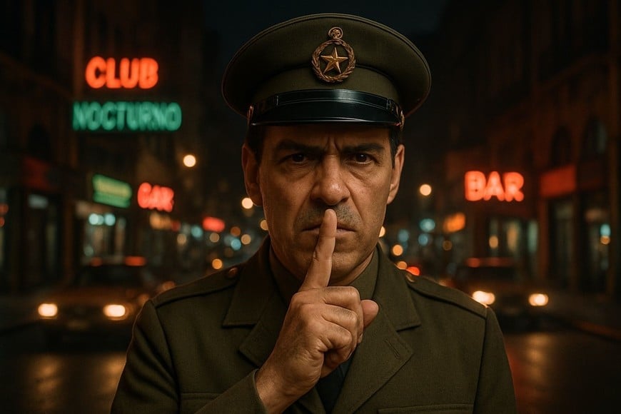 El silencio era otro de los métodos de represión. Crédito: Imagen hecha con IA