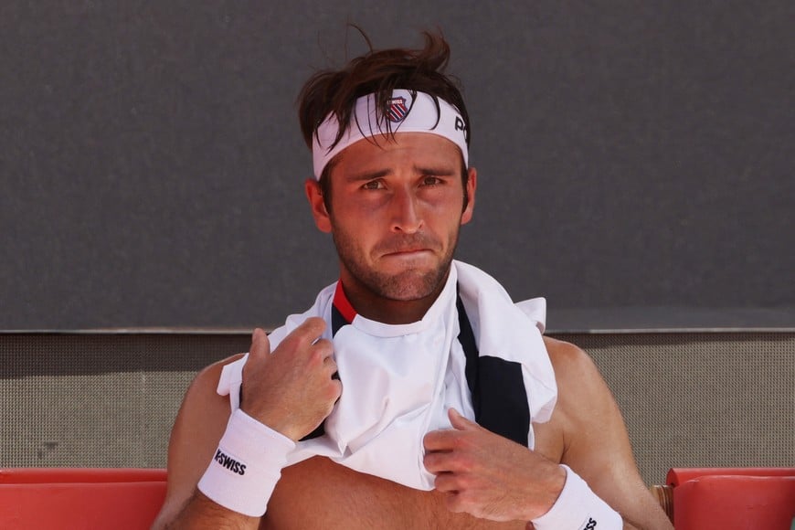 Tennis - Rio Open - Jockey Club Brasileiro, Rio De Janeiro, Brazil - February 22, 2026
Argentina's Tomas Martin Etcheverry during his semi-final match against Czech Republic's Vit Kopriva REUTERS/Sergio Moraes