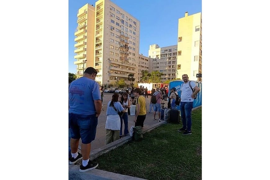 Muchos habitantes del complejo se encontraron con las puertas forzadas.