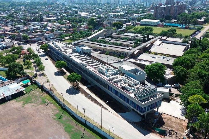El hospital de niños es una referencia clave en el sistema público provincial.