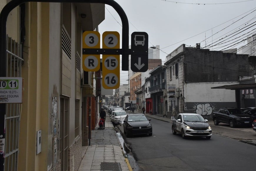 Un día de paro total de colectivos, en junio de 2023. Foto: Flavio Raina