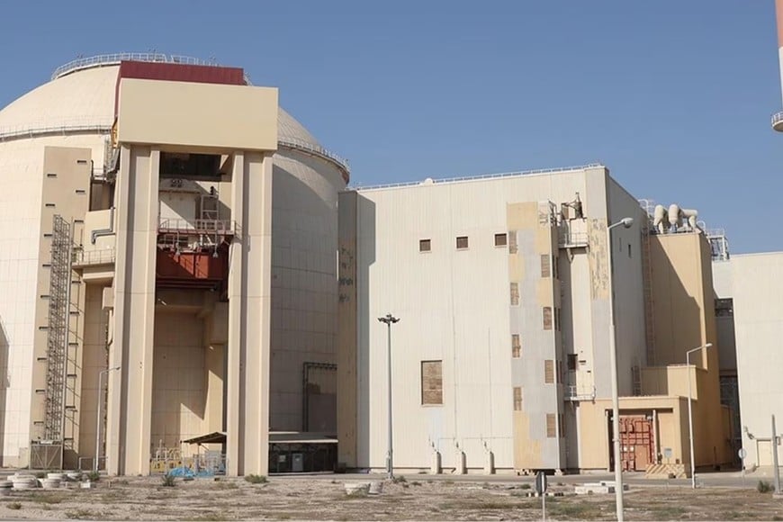 Central nuclear iraní de Bushehr.