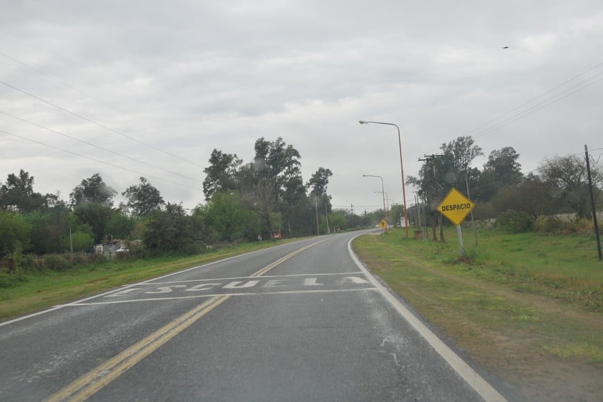 Hoy la ruta tiene dos manos. Archivo.