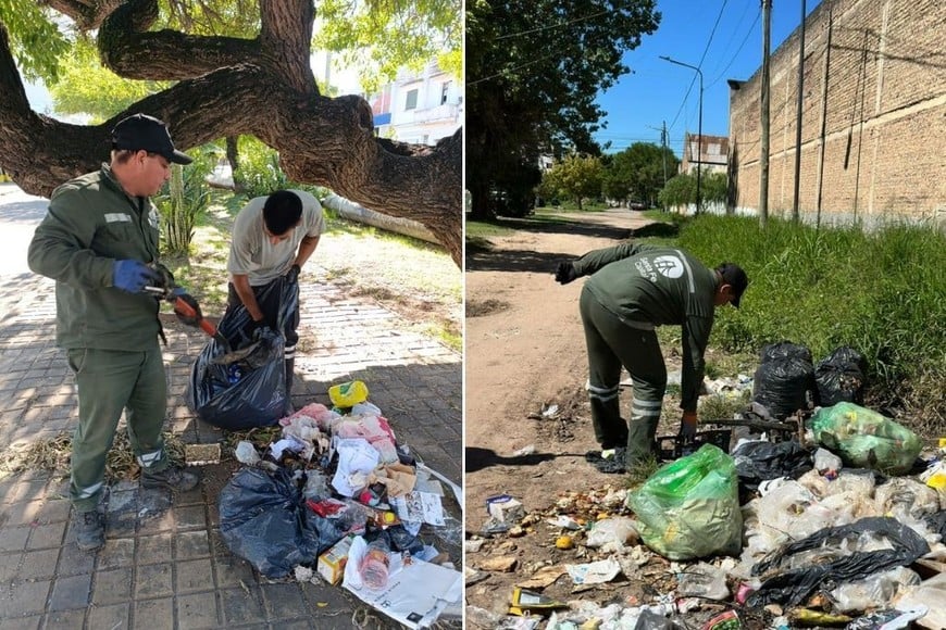 Microbasurales y limpieza tras eventos concurrentes, algunas acciones. Crédito: Gentileza
