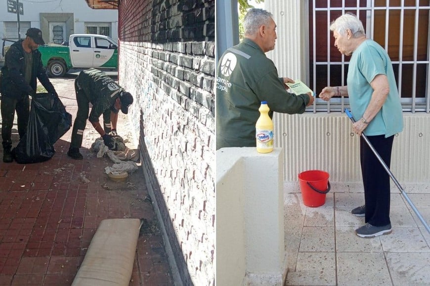 También se interviene en prevención del dengue y descacharrado. Crédito: Gentileza