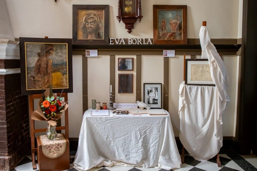 Invitan a visitar una muestra en homenaje a Eva Erni de Borla en el Liceo Municipal