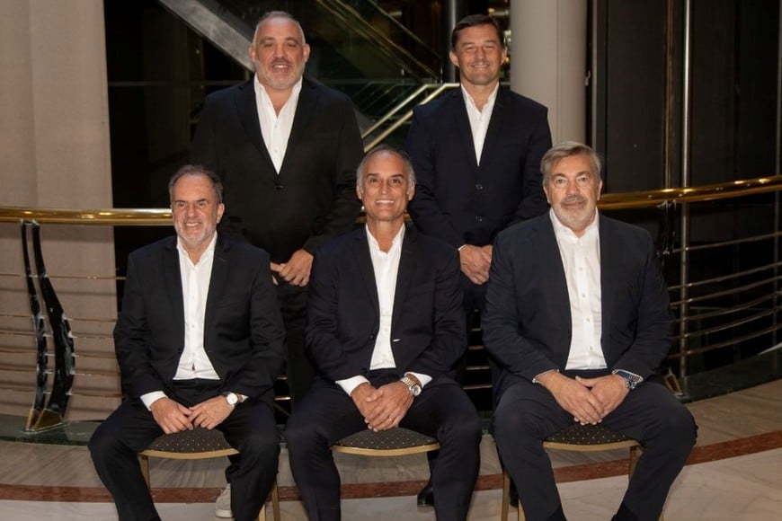 Roncero, Gorosito, Rizzi, Páez Molina y Barba: la "Mesa Directiva" de la UAR.