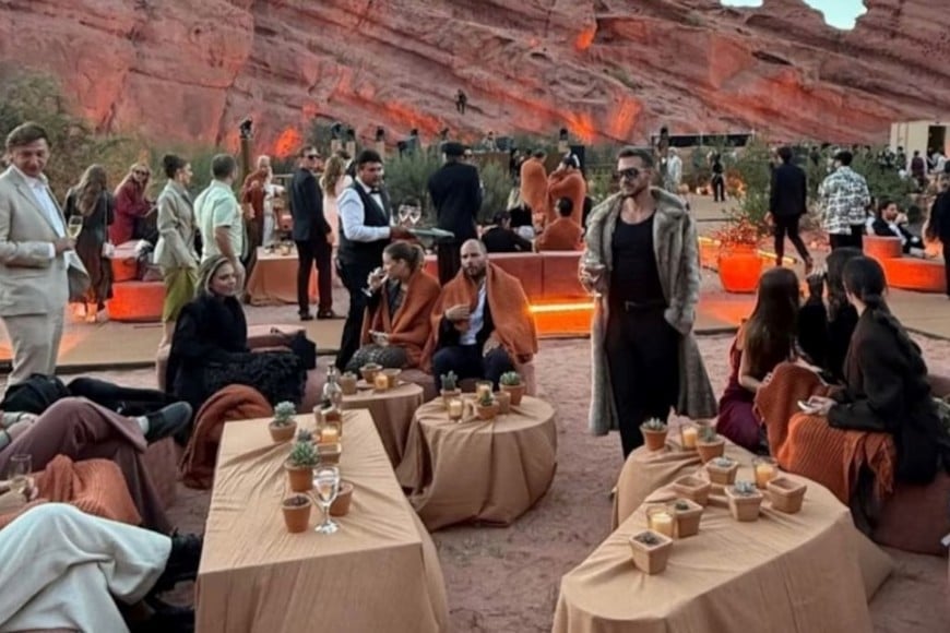 La fiesta fue dentro de la reserva.