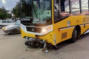 La imagen da cuenta de la violencia que tuvo el encontronazo. Foto: Gentileza