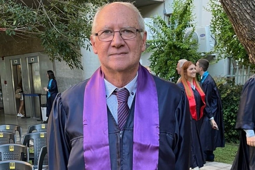 El Dr. Rodolfo Zehnder se doctoró en Ciencia Jurídica por la Universidad Católica de Santa Fe. Gentileza UCSF