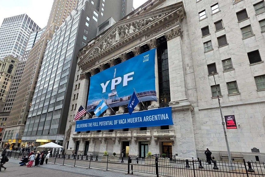 YPF en Wall Street.