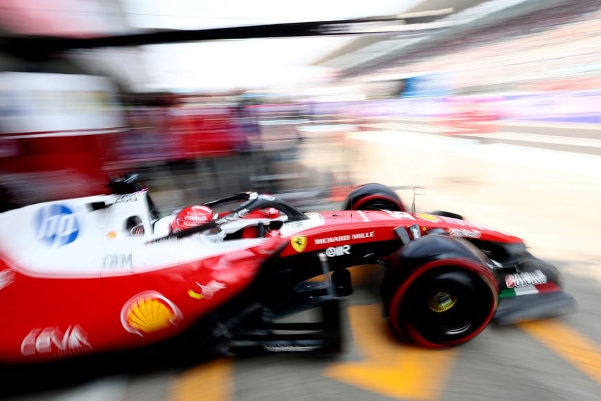 Formula One F1 - Japanese Grand Prix - Suzuka Circuit, Suzuka, Japan - March 28, 2026
Ferrari's Charles Leclerc during practice REUTERS/Jakub Porzycki