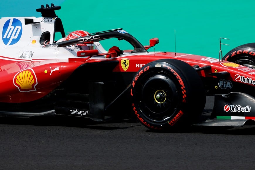 Formula One F1 - Japanese Grand Prix - Suzuka Circuit, Suzuka, Japan - March 28, 2026
Ferrari's Charles Leclerc during practice REUTERS/Kim Kyung-Hoon