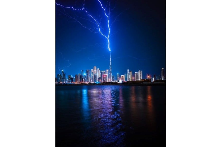 Tormentas eléctricas en Dubai.