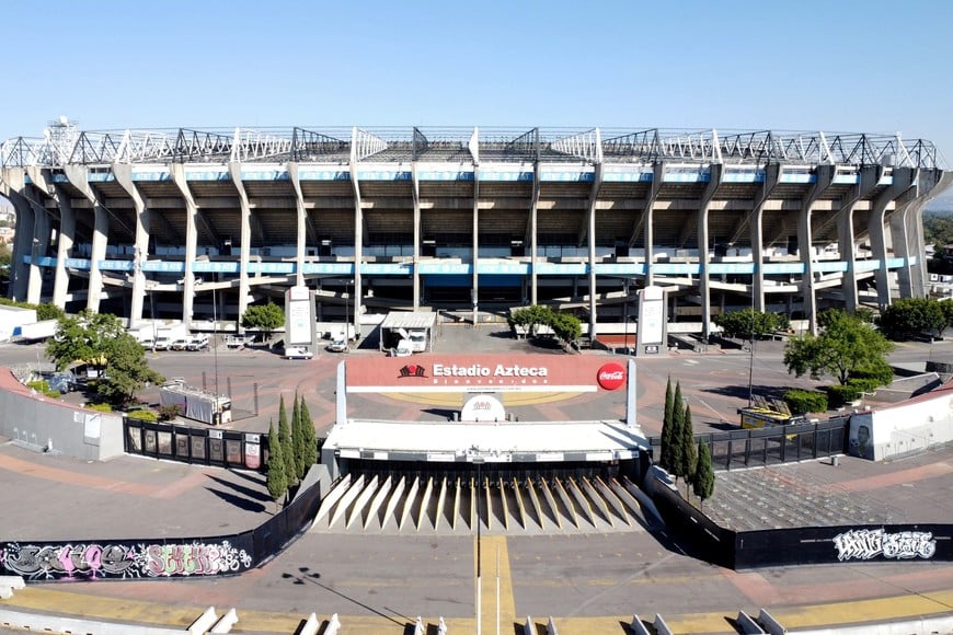 Soccer Football - Mexico - Liga MX - America v Monterrey - Estadio Azteca, Mexico City, Mexico - February 4, 2024
General view outside the stadium before the match REUTERS/Henry Romero